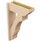 Ekena Millwork 7 1/2-in W x 20-in D x 32-in H Balboa Slat Rough Cedar Woodgrain TimberThane Outlooker, Primed Tan OUTUR075X20X32BOA24RCPR - alternate 6